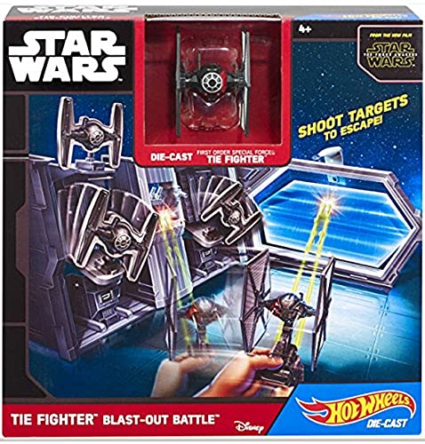 Hot Wheels - Star Wars Tie Fighter Blast-out Battle, Play Set (Mattel CGN33)