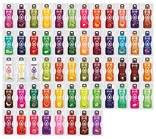 Bolero Drinks - Paquete de aprendizaje (56 variedades, 501 g, para 84 litros de bebidas)