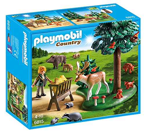 PLAYMOBIL Vida en el Bosque - Country Animales del Bosque Playsets de Figuras de jugete, Color Multicolor 6815