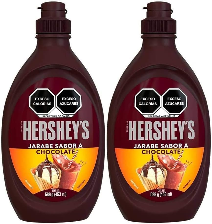 Hershey's - Sirope de Chocolate, Jarabe - Pack de 2 x 589G - Promoo