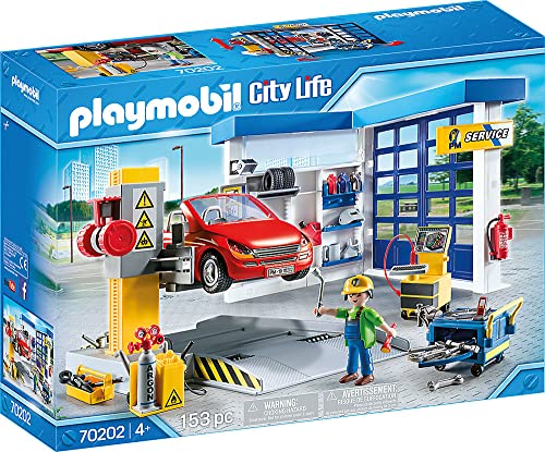 Playmobil City Life 70202 Taller de Coches, A partir de 4 años [Exclusivo]