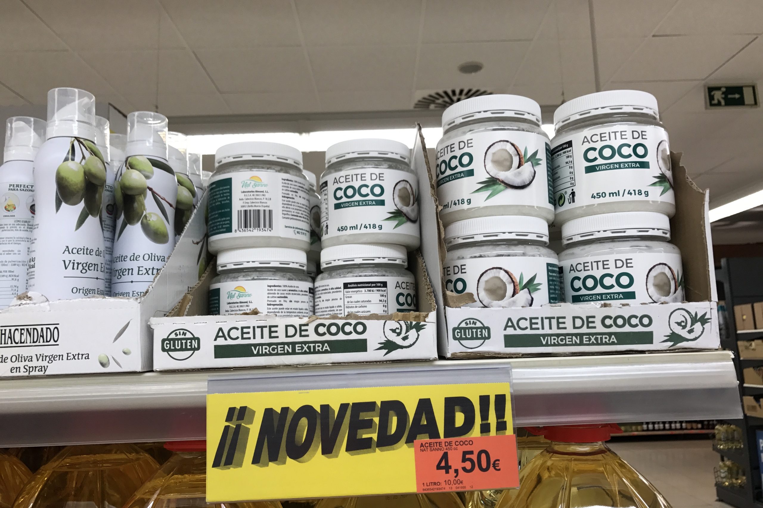 Aceite Coco Para La Piel Mercadona
