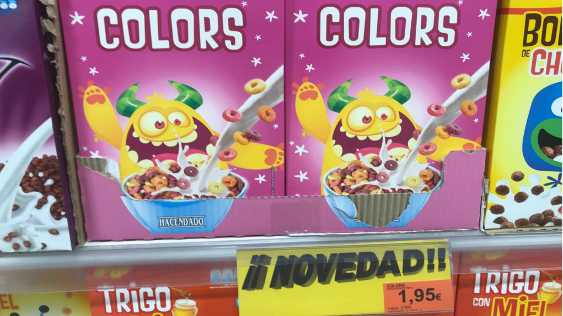 Cereales Colores Mercadona