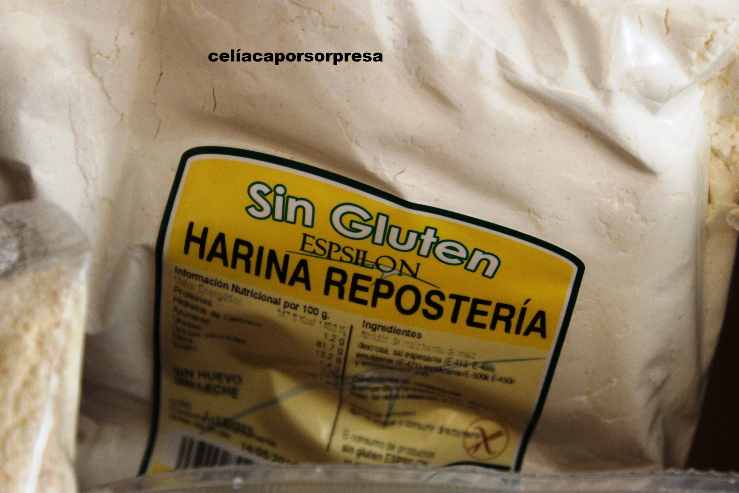 Harina Repostería Sin Gluten Mercadona