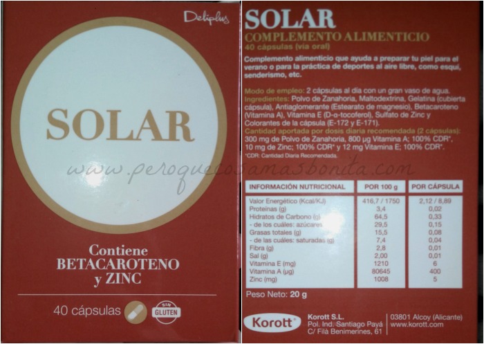 Pastillas Solar Mercadona